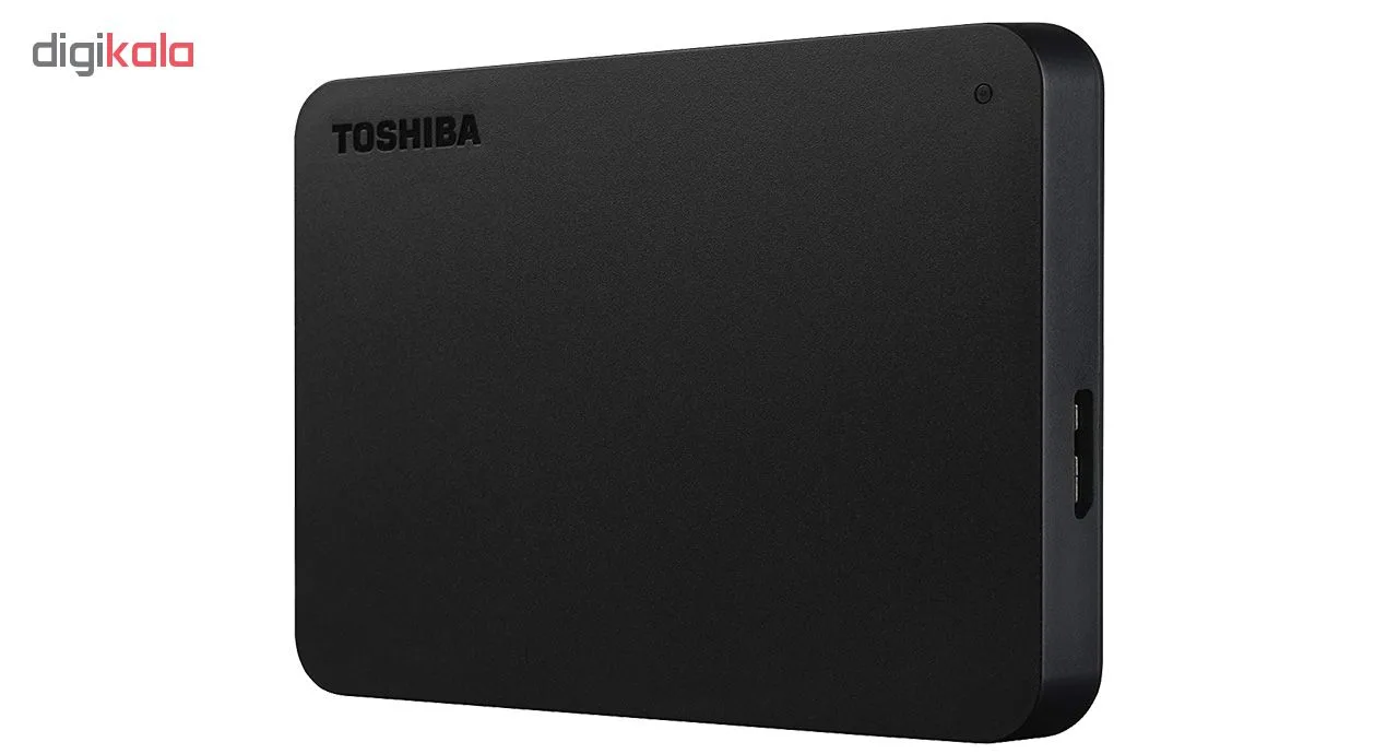 هارد اکسترنال توشیبا مدل Canvio Basics ظرفیت دو ترابایت دارای رابط USB Type-A 3.0