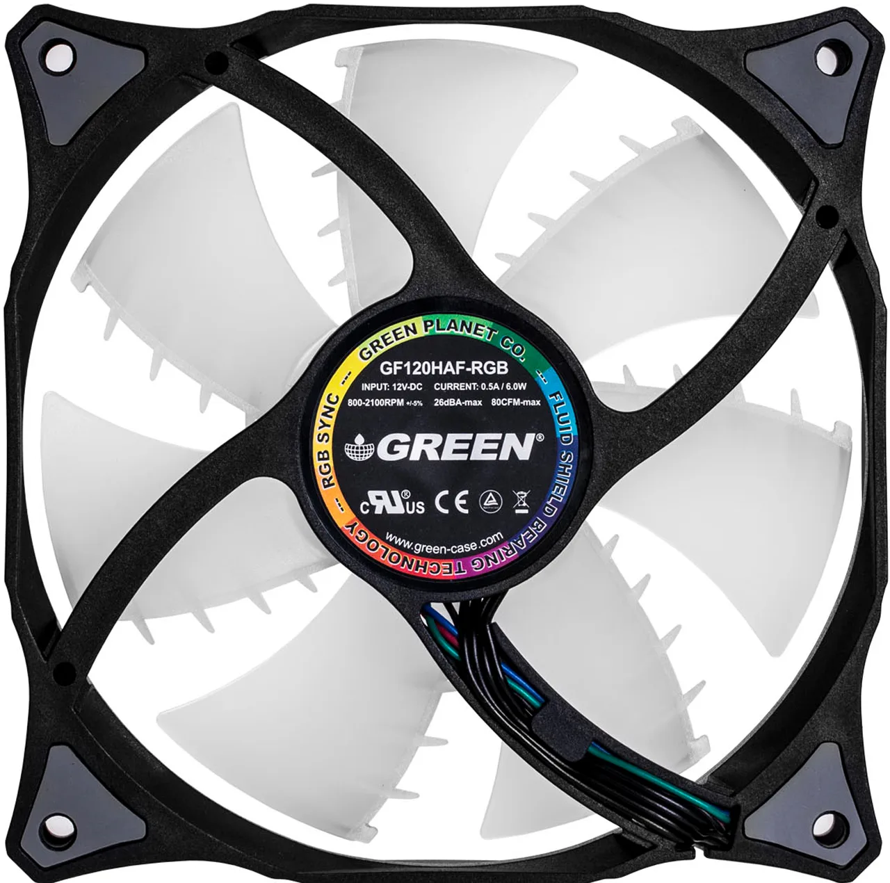 فن کیس گرین مدل GF120RGB