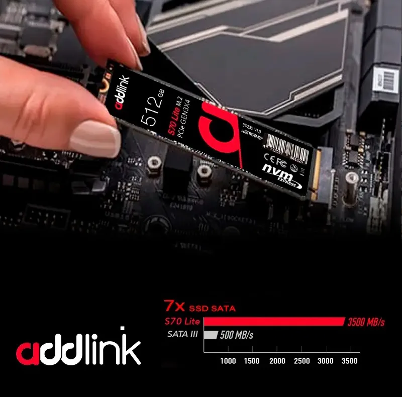 اس اس دی اینترنال PCIe 3.0 ادلینک مدل S70 Lite  ظرفیت 512 گیگابایت