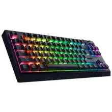 کیبورد بی‌سیم گیمینگ ریزر مدل BlackWidow V4 TKL HyperSpeed