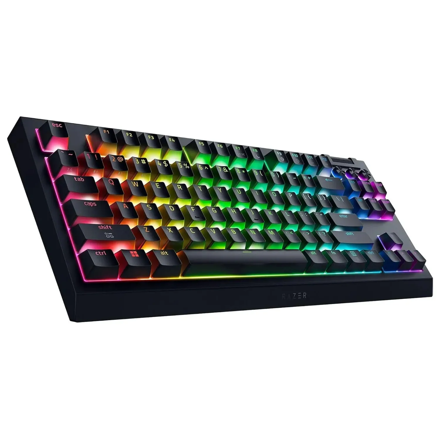 کیبورد بی‌سیم گیمینگ ریزر مدل BlackWidow V4 TKL HyperSpeed