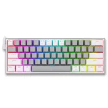 کیبورد گیمینگ ردراگون مدل K617 FIZZ، سوییچ مکانیکال قرمز، Tenkeyless، نورپردازی RGB