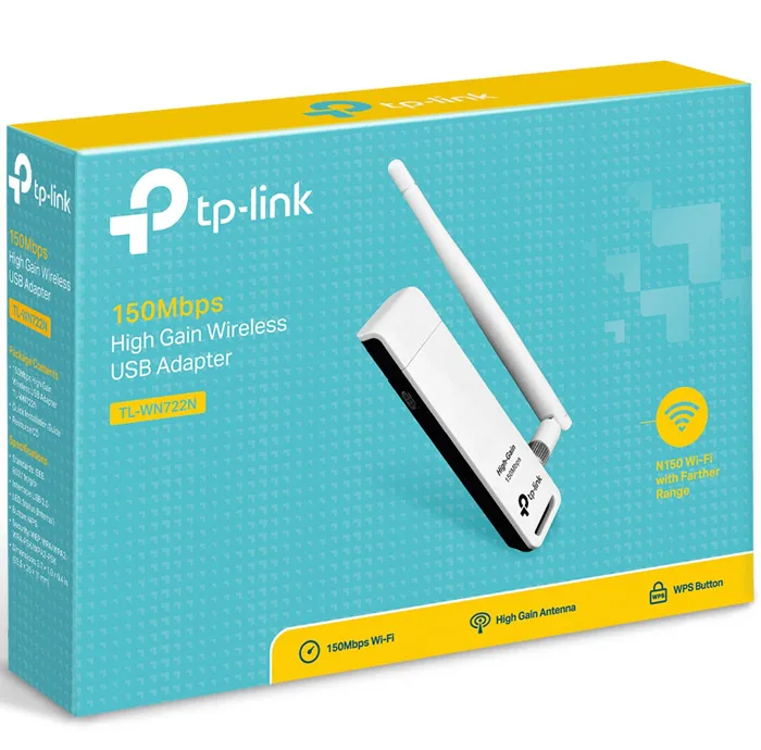 کارت شبکه USB و بیسیم تی پی-لینک مدل TL-WN722N