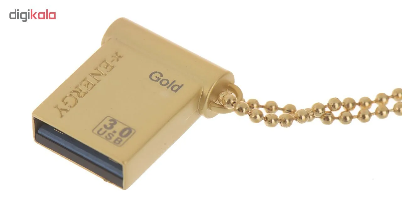 فلش مموری ایکس-انرژی مدل USB3.0 Gold ظرفیت 64 گیگابایت
