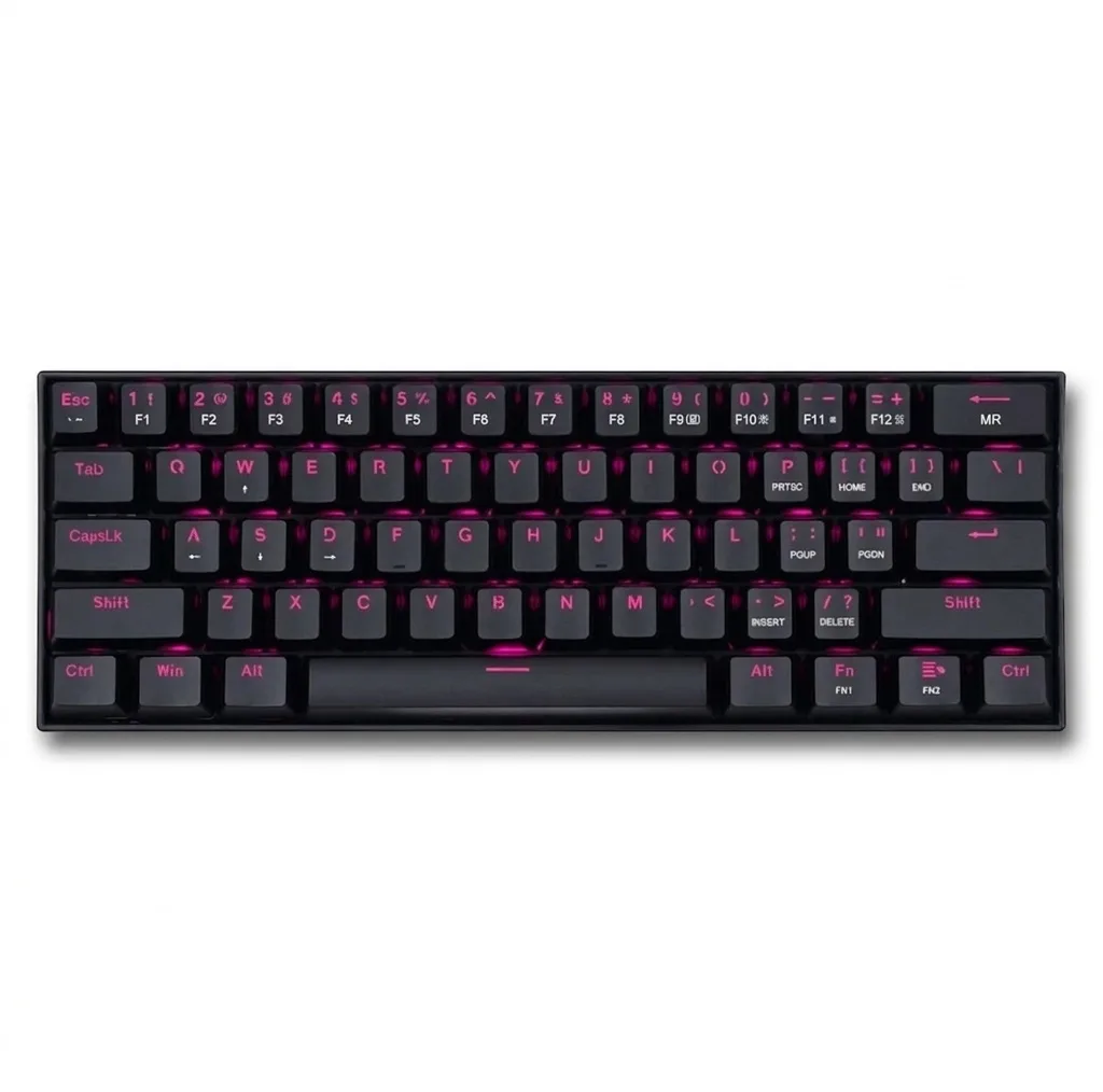 کیبورد گیمینگ ردراگون مدل K630 Dragonborn، مکانیکال سوییچ قرمز، Tenkeyless، نورپردازی RGB