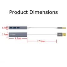 هاب 4 پورت USB3.0 اونتن مدل OTN-5220