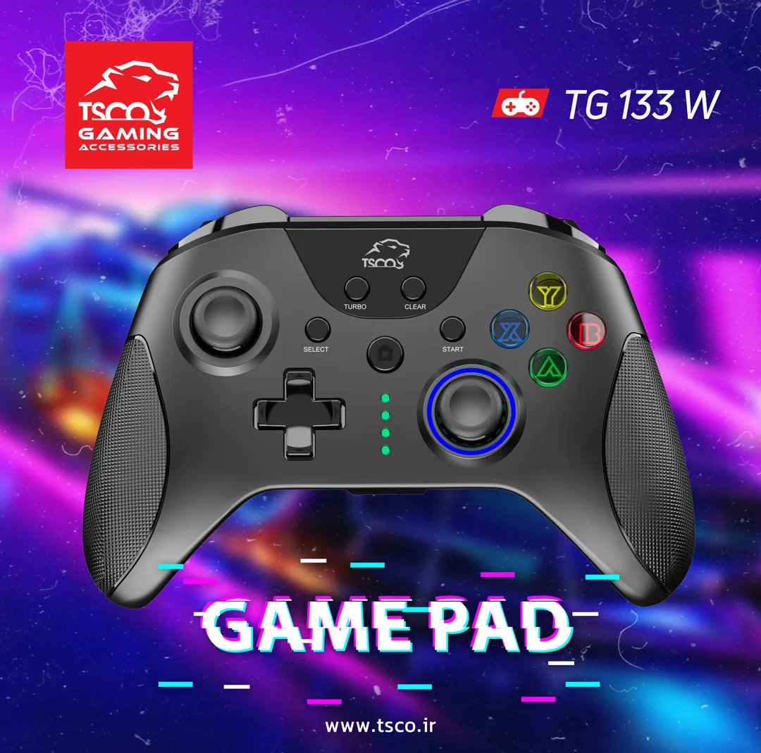 دسته بازی تسکو مدل TG 133W