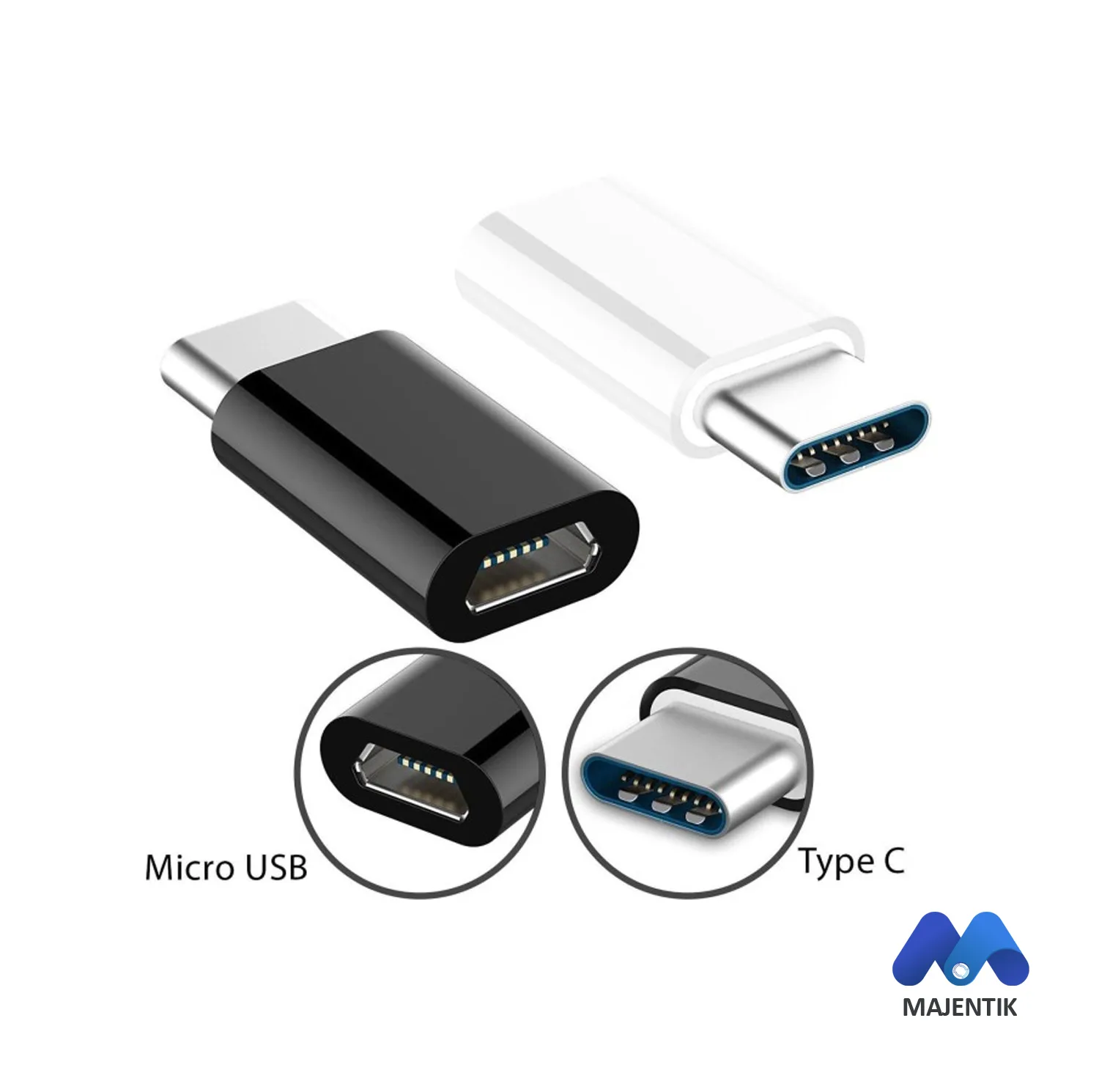 مبدل MicroUSB به USB-C مجنیتک مدل MC4