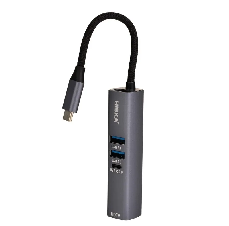 هاب 7 پورت USB-C هیسکا مدل HR-53