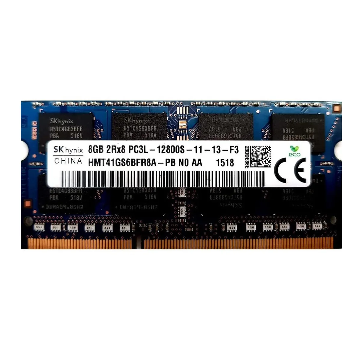 رم لپ تاپ DDR3L دو کاناله 1600 مگاهرتز CL11 اس کی هاینیکس مدل 12800S ظرفیت 8 گیگابایت