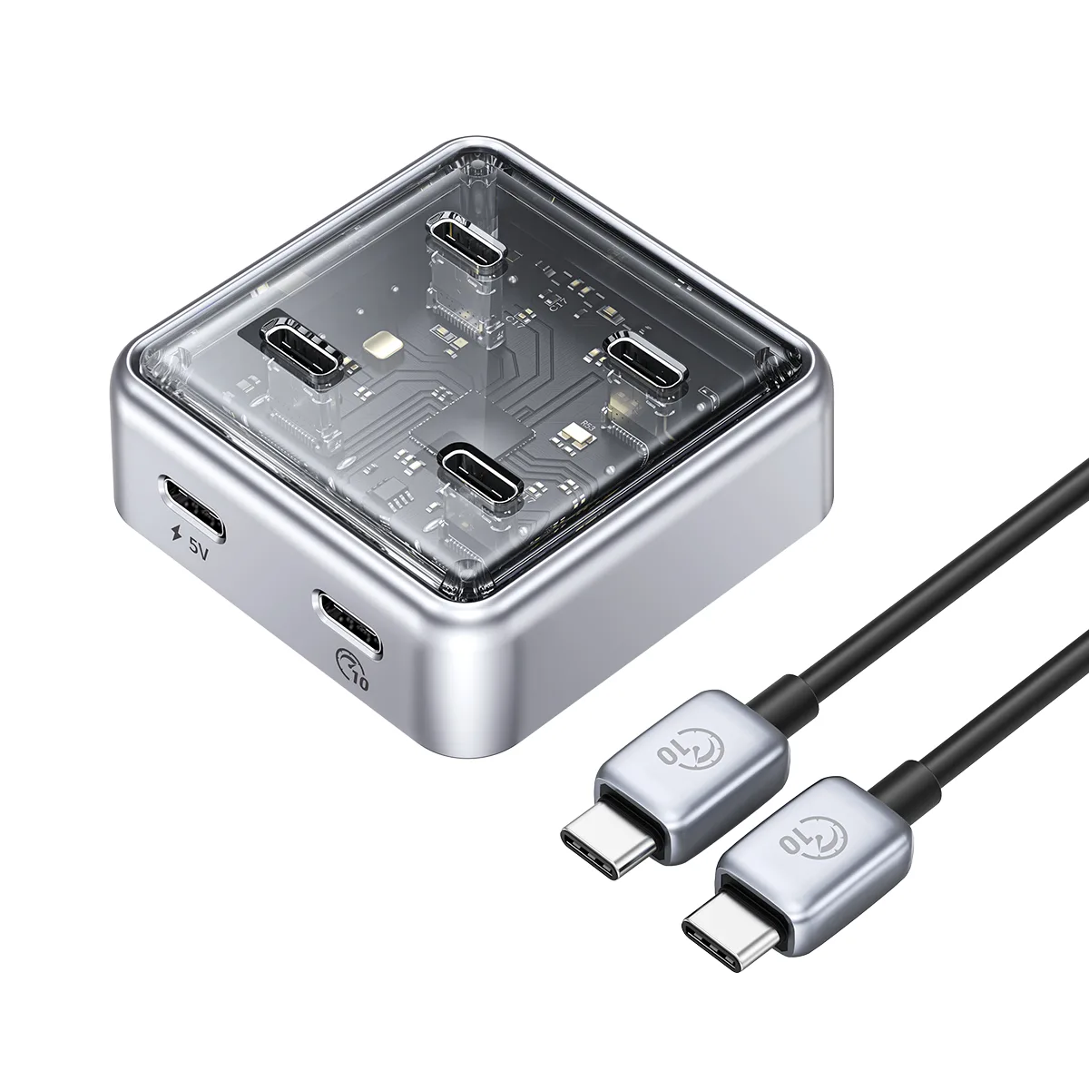 هاب USB3.2 چهار پورت اوریکو مدل XHJ4C-G2