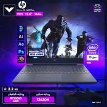 لپ تاپ 15.6 اینچی اچ‌پی مدل Victus 15 fa2013dx-i5 13420H-RTX3050 6GB-8GB DDR4 3200MHz-512GB SSD-W