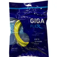 کابل شبکه Cat6 گیگافلکس مدل GI-UTP-5M-Yelow