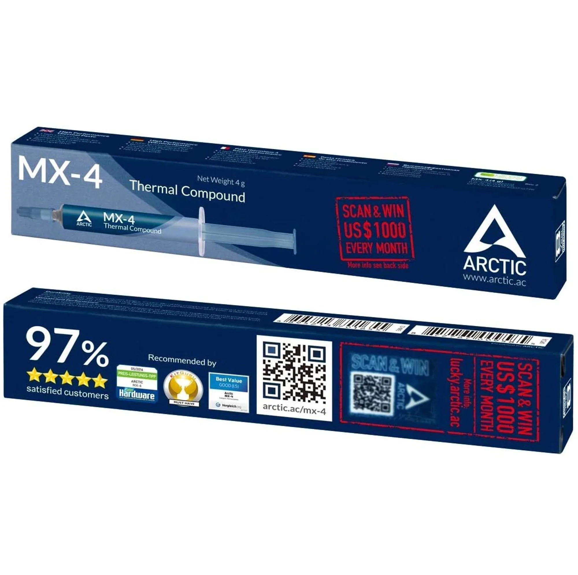 خمیر سیلیکون آرکتیک مدل MX-4
