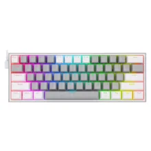 کیبورد گیمینگ ردراگون مدل K617 FIZZ، سوییچ مکانیکال قرمز، Tenkeyless، نورپردازی RGB