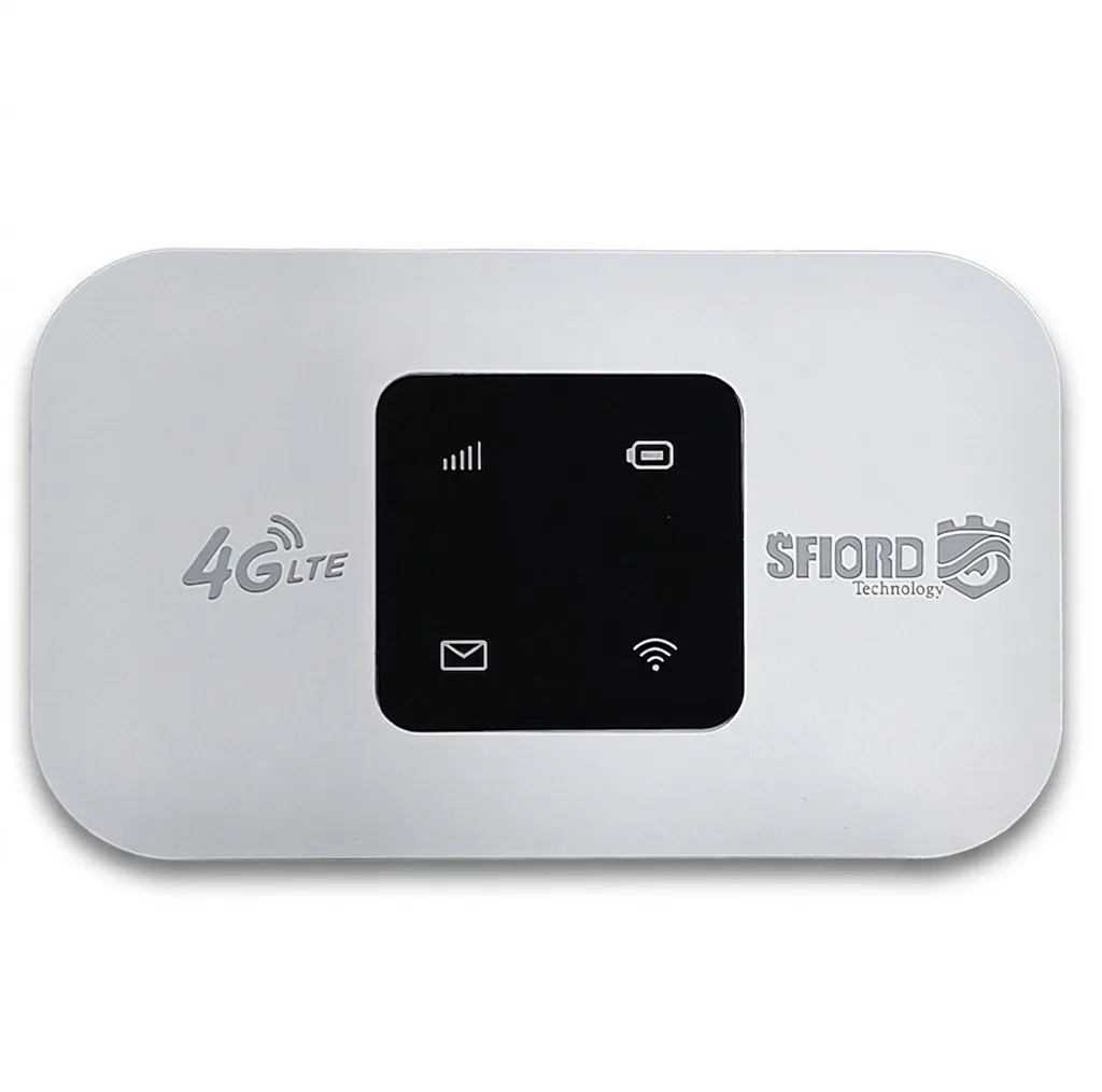 مودم جیبی 4G LTE اسفیورد مدل M720 با باتری 3000 میلی‌آمپر ساعت، پشتیبانی از 4.5G، اتصال همزمان تا 10 کاربر، سرعت دانلود 150 مگابیت بر ثانیه، وای‌فای 802.11b/g/n و قابلیت اتصال USB
