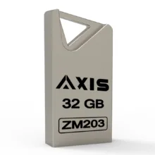 فلش مموری اکسیس مدل ZM203 ظرفیت 32 گیگابایت با سرعت خواندن 25MB/s، سرعت نوشتن 12MB/s، مقاومت در برابر آب و شوک، سازگار با WINDOWS و Mac OS