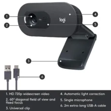 وب کم لاجیتک مدل C505 HD