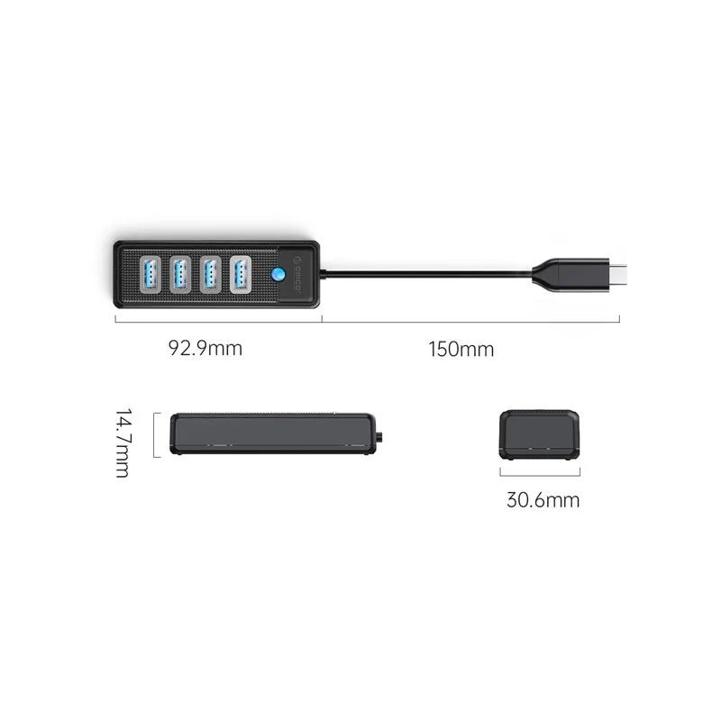 هاب 4 پورت USB 3.0 اوریکو مدل PW4U-C3-015