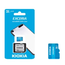 کارت حافظه‌ microSDHC کیوکسیا مدل EXCERIA کلاس 10 استاندارد UHS-I U1 سرعت 100MBps ظرفیت 32 گیگابایت به همراه آداپتور SD