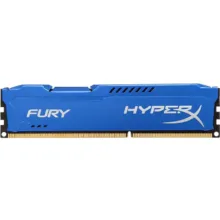 رم دسکتاپ DDR3 8 گیگابایت کینگستون مدل HyperX Fury با فرکانس 1600 مگاهرتز، تایمینگ CL10، معماری تک‌کاناله و 240 پین