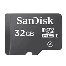 کارت حافظه microSDHC سن دیسک مدل SDSDQM کلاس 4 استاندارد MICROSDHC سرعت 4MBps ظرفیت 32 گیگابایت