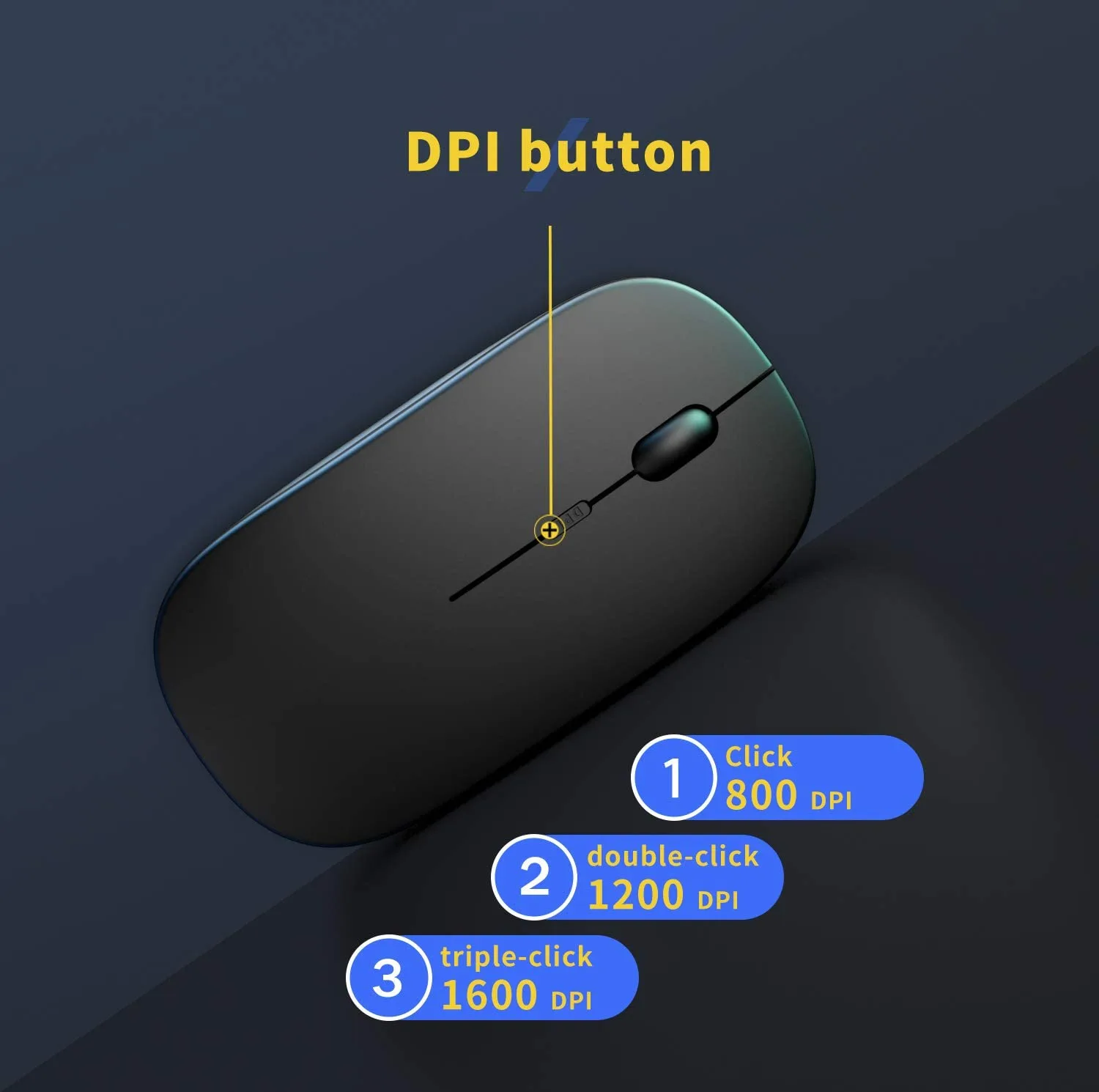 ماوس بی سیم مدل Ultra Slim silent click