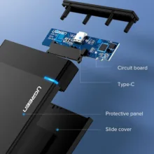 باکس تبدیل SATA به USB3.1 یوگرین مدل US221-50743