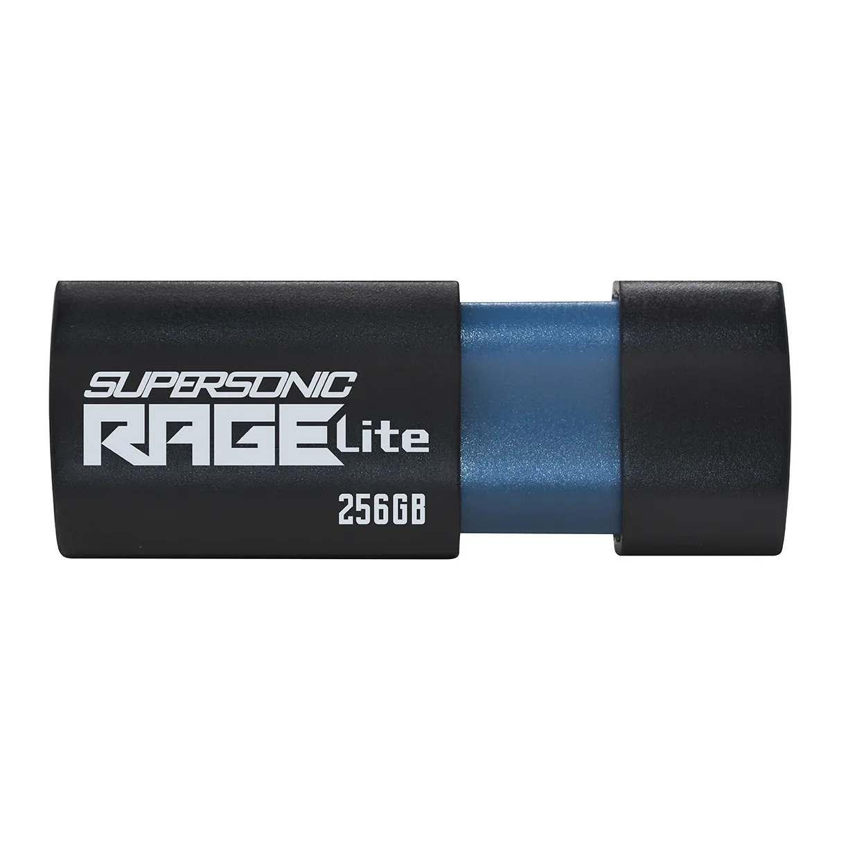 فلش مموری پتریوت مدل Patriot RAGE LITE ظرفیت 256 گیگابایت USB 3.2 Gen 1 با سرعت خواندن 120 مگابایت بر ثانیه، مقاوم در برابر آب، ضربه، شوک، لرزش و گرد و غبار، طراحی کشویی محافظ پورت
