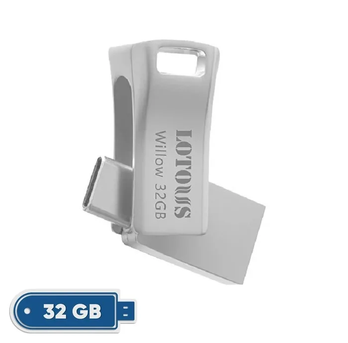فلش مموری لوتوس مدل Willow ظرفیت 32 گیگابایت با رابط USB-C و USB3.2