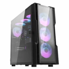 کیس کامپیوتر گیمینگ دارک فلش مدل DK431 Glass BK