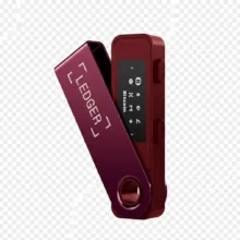 کیف پول سخت افزاری لجر مدل نانو اس پلاس طرح Crimson Magenta