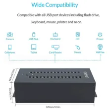 هاب USB صنعتی 30 پورت اوریکو مدل IH30P