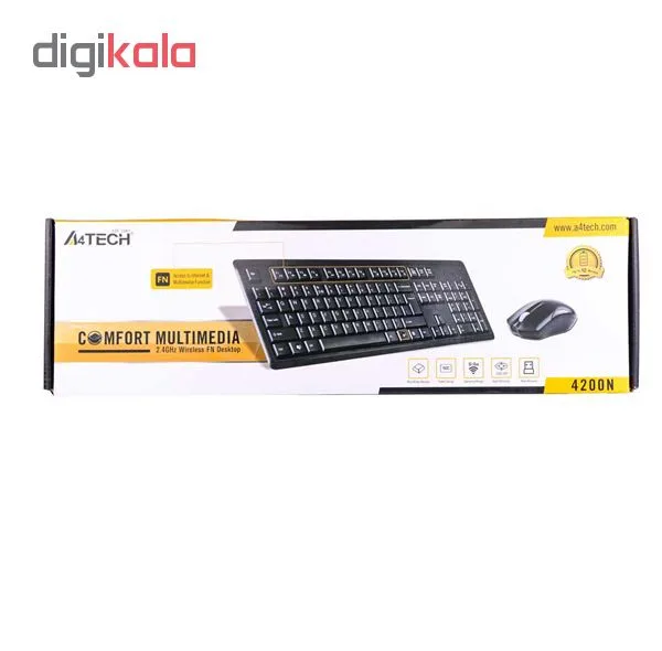 کیبورد و ماوس ای فورتک مدل 4200N
