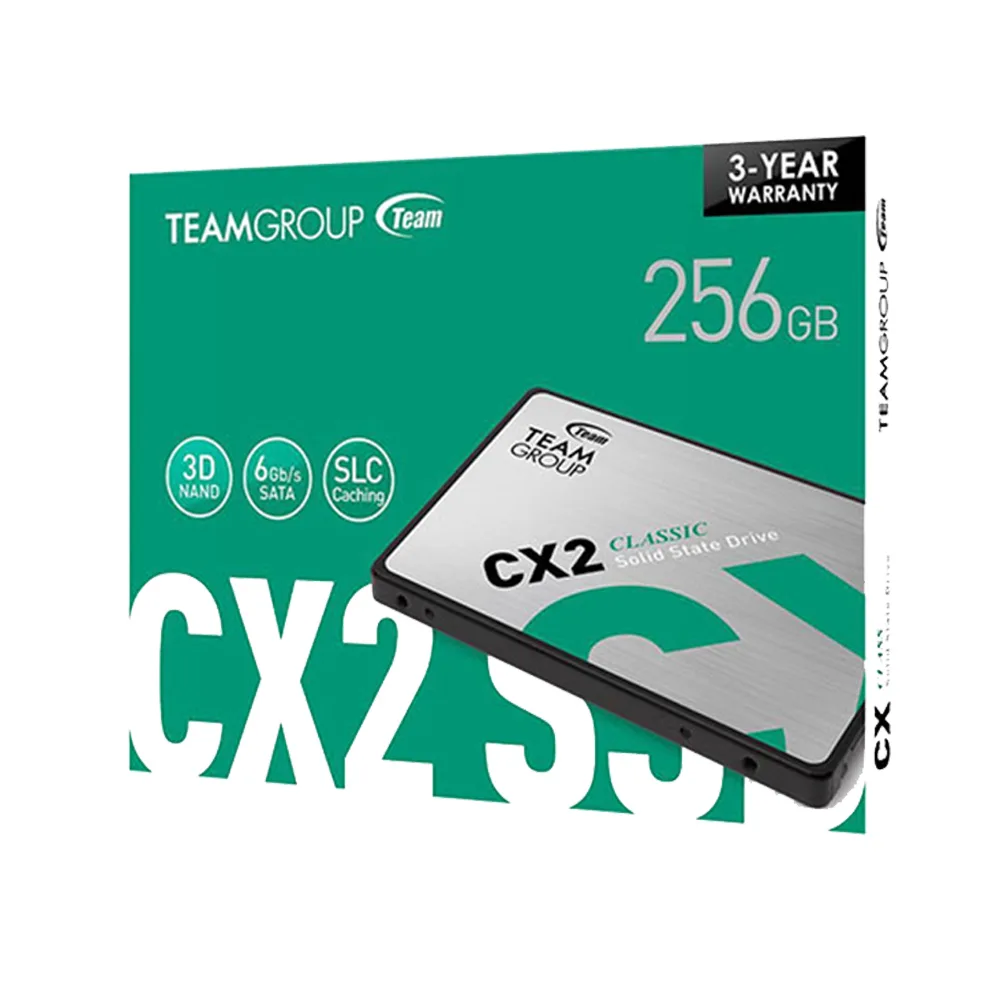 اس اس دی اینترنال تیم گروپ مدل cx2 256 ظرفیت 256 گیگابایت