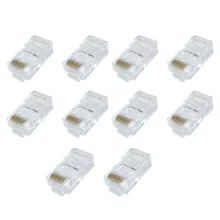کانکتور شبکه cat5 مدل RJ45 بسته 10 عددی