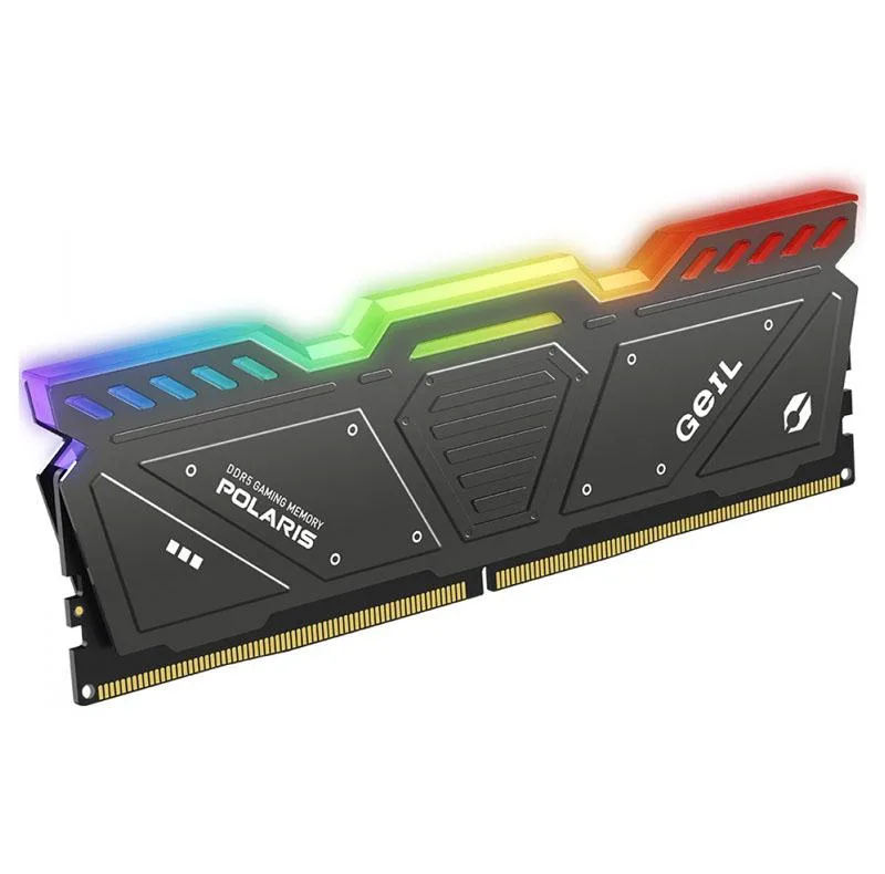رم دسکتاپ DDR5 تک کاناله 4800 مگاهرتز CL40 گیل مدل POLARIS RGB ظرفیت 16 گیگابایت