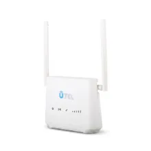 مودم روتر بی‌سیم 4G LTE خانگی یوتل مدل L443 با پشتیبانی اتصال سیم‌کارت، سرعت دانلود تا 150 مگابیت بر ثانیه، آپلود 50 مگابیت بر ثانیه، 4 پورت LAN، آنتن 2×2 MIMO و استاندارد بی‌سیم 802.11b/g/n