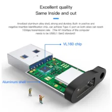 مبدل USB-C به USB 3.0 کد OTG-CA201