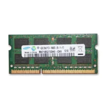 رم لپ‌تاپ سامسونگ DDR3 4 گیگابایت مدل 1333 PC3 10600s تک کاناله با فرکانس 1333 مگاهرتز