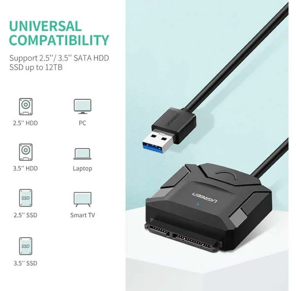 تبدیل USB 3.0 به SATA 3.0 یوگرین مدل 20231-CR108