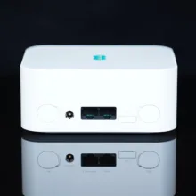 مودم رومیزی 4.5G ای ای مدل D412C57 با پشتیبانی از Cat7، سرعت دانلود 300Mbps و آپلود 100Mbps، وای فای دوبانده 802.11a/b/g/n/ac، اتصال همزمان 64 کاربر، دو پورت گیگابیتی و قابلیت اتصال آنتن خارجی