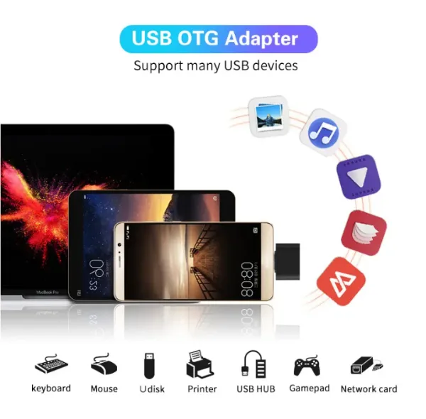 مبدل OTG USB به USB_C مدل BZA003