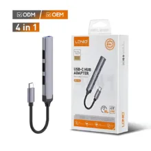 هاب 4 پورت USB-C الدینیو مدل DS-34U