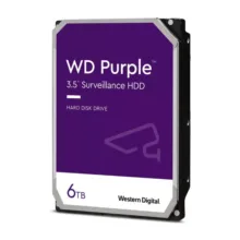 هارد دیسک اینترنال وسترن دیجیتال مدل Purple WD64PURZ ظرفیت 6 ترابایت