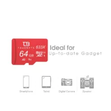 کارت حافظه microSD XC تروبایت مدل 633X-A2-V30 کلاس 10 استاندارد UHS-I U3 سرعت 95MBps ظرفیت 64 گیگابایت به همراه کارتخوان