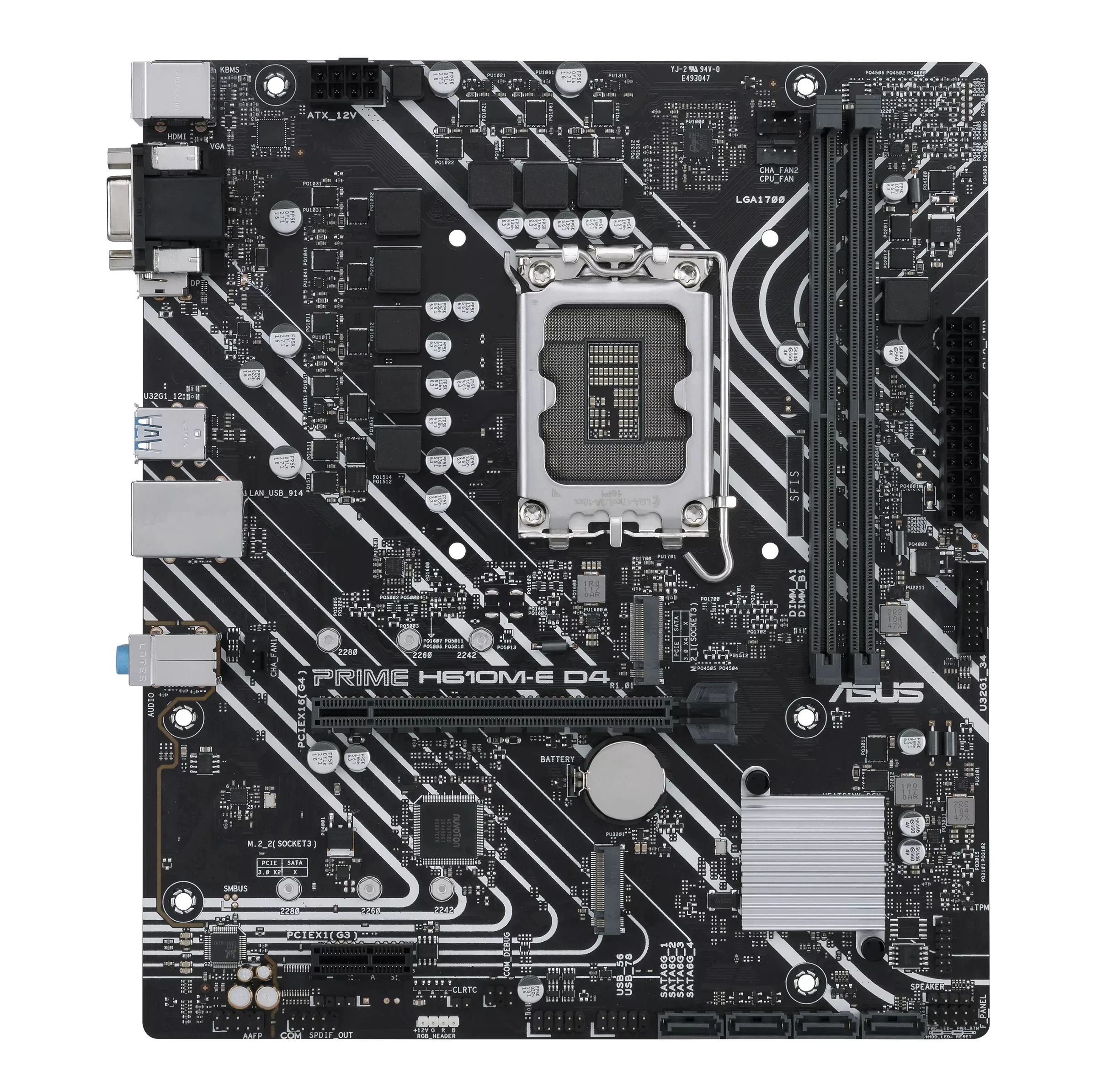 مادربرد ایسوس مدل PRIME H610M-E D4 CSM