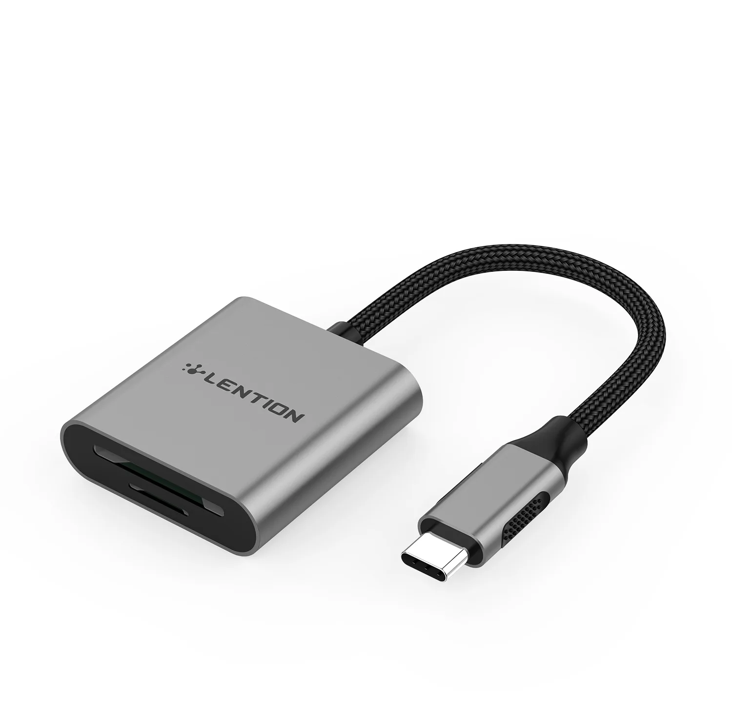 مبدل USB-C به SD/microSD لنشن مدل CB-TP-C8-SIL