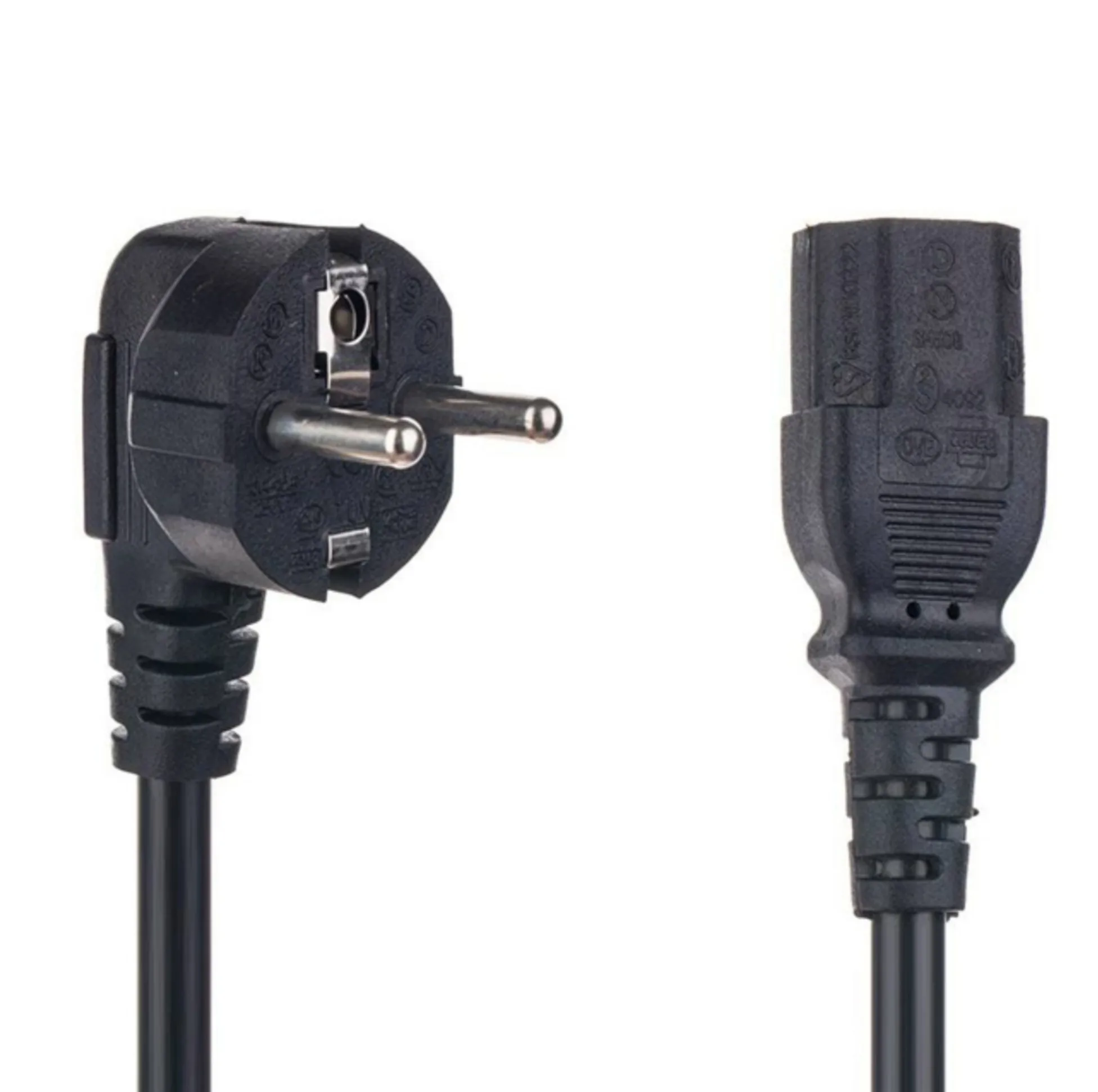 کابل برق سه پین منبع تغذیه کامپیوتر مدل TUR 16A power طول 1.5 متر