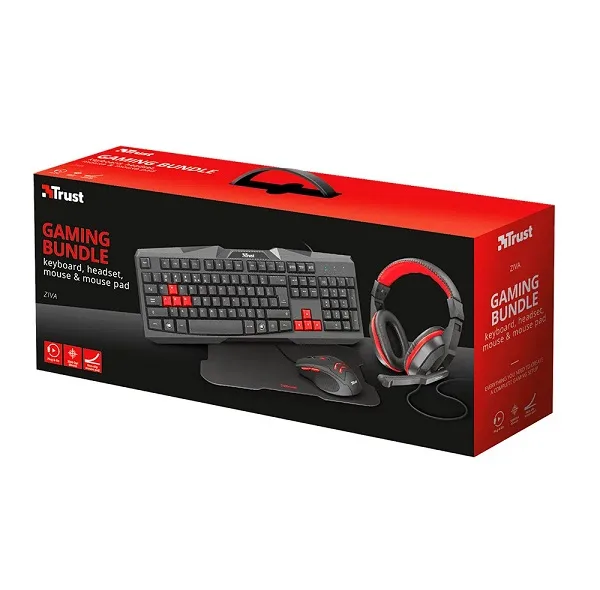 ست گیمینگ تراست مدل BUNDLE ZIVA 4 IN 1